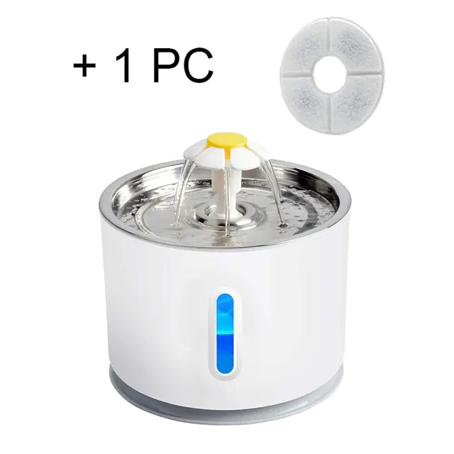 Pet Drinking Electric Dispenser Bowls  Happy Pet3 Steel 1PC Filter  