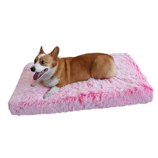 Plush Washable Dog Bed  Happy Pet3 Pink L 