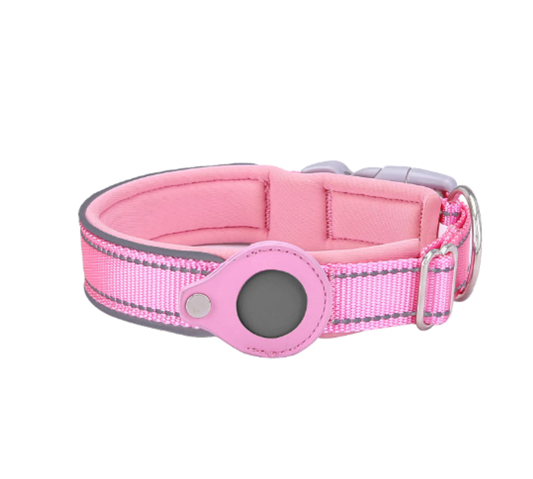 Airtag Dog Collar  Happy Pet3 New Pink S 