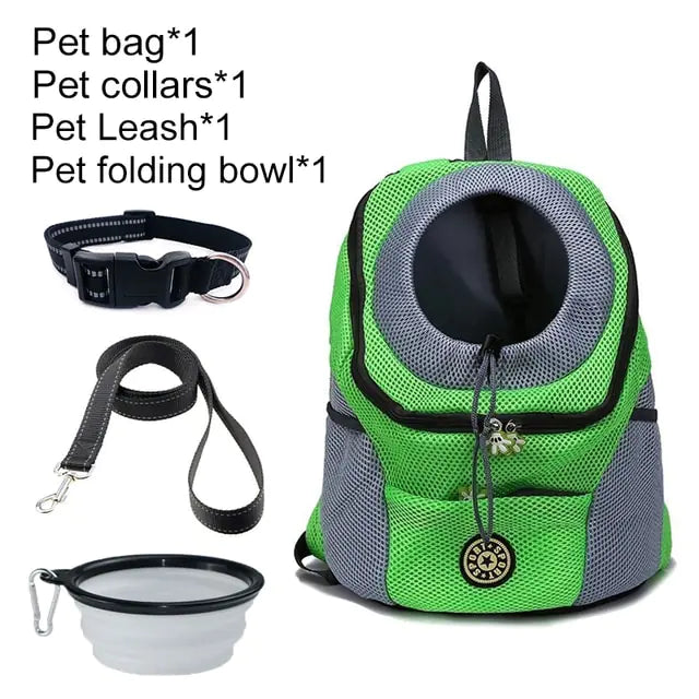 Pet Travel Carrier Bag  Happy Pet3 Green Set 1 S for 0-5kg 