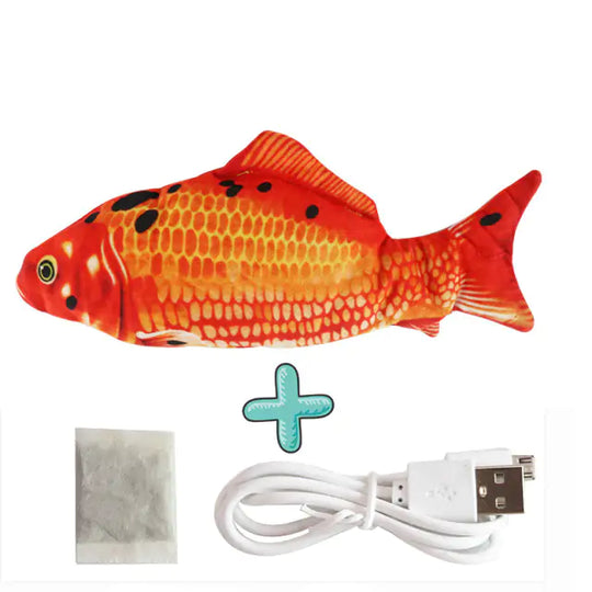 Cats USB Charger Interactive Toy Fish  Happy Pet3 Jump Cable And Mint 7  