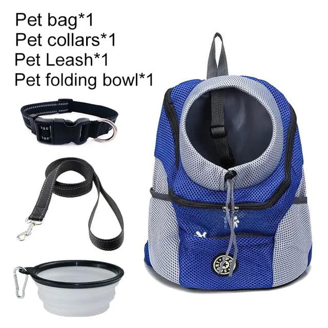 Pet Travel Carrier Bag  Happy Pet3 Blue Set 1 S for 0-5kg 