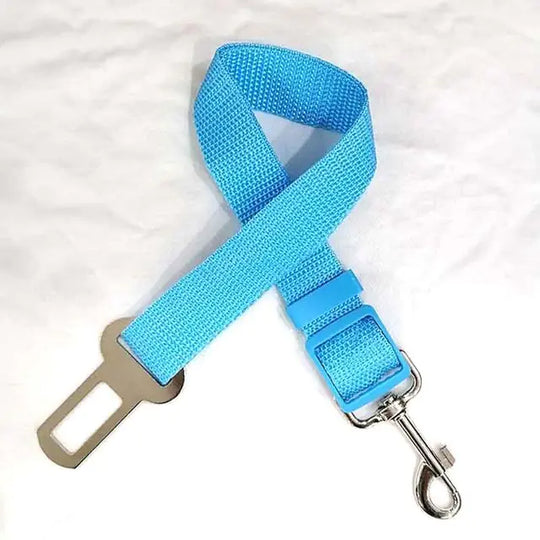 Adjustable Leash Dog Seat Belt  Happy Pet3 Skyblue 45-72cmWidth 2.5cm 