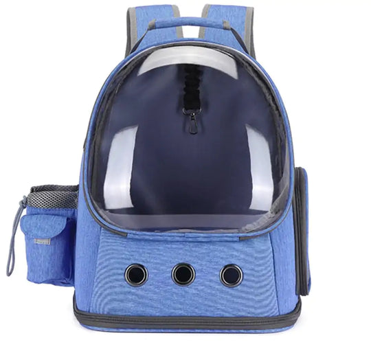 Cat Carrier Backpack Space Capsule  Happy Pet3 Blue L 