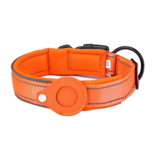 Airtag Dog Collar  Happy Pet3 Orange M 