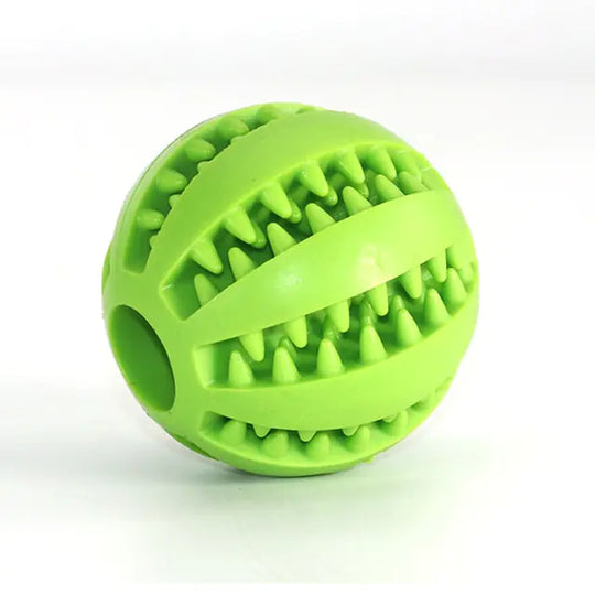 Rubber Balls Chewing Pet Toys  Happy Pet3 Green L-7cm 