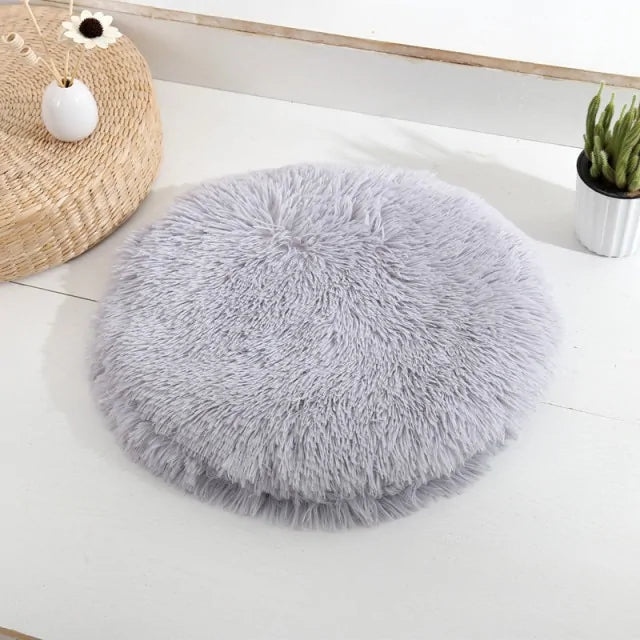 Round Dog Bed  Happy Pet3 Light Gray Diameter 60 cm 