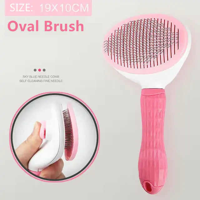 Pet Grooming Brush  Happy Pet3 Pink  