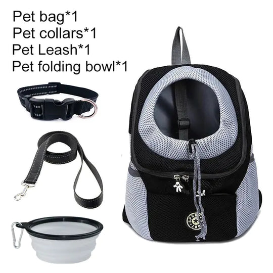 Pet Travel Carrier Bag  Happy Pet3 Black set 1 S for 0-5kg 