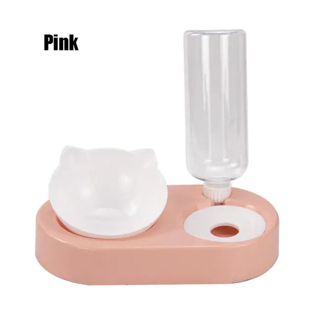 Food Water Feeder  Happy Pet3 Pink 1  