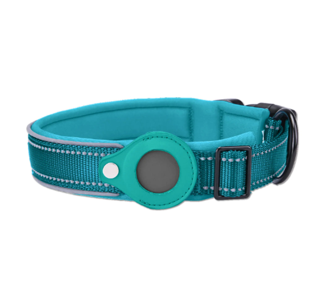 Airtag Dog Collar  Happy Pet3 New Blue S 