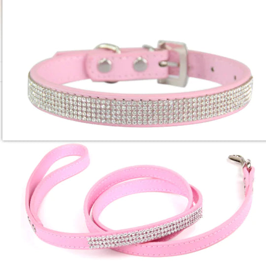 Pet Collar Leash Set  Happy Pet3 Pink XS 