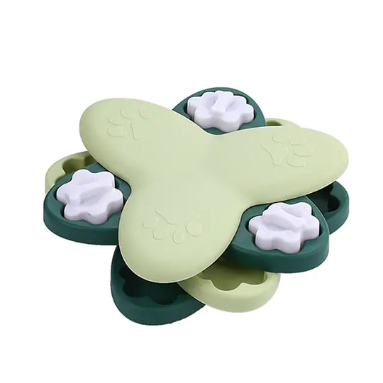 Pets IQ Treat Toys  Happy Pet3 Green Puzzle Bowl  