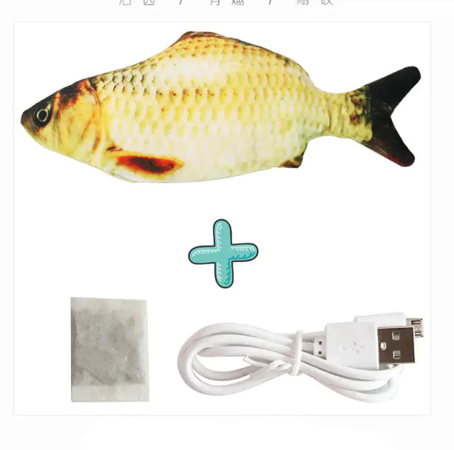 Cats USB Charger Interactive Toy Fish  Happy Pet3 Jump Cable And Mint 11  