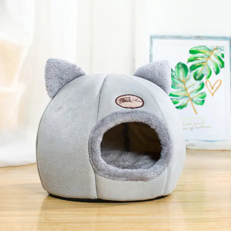 Cat Bed  Happy Pet3 Light Grey M 33X33X35cm 