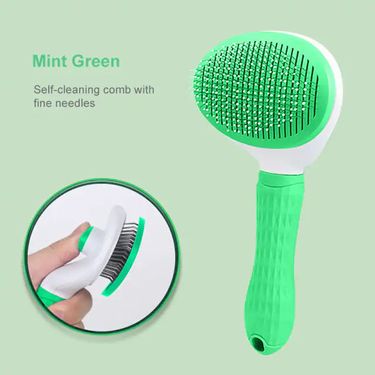 Pet Grooming Brush  Happy Pet3 Green  