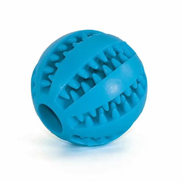 Rubber Balls Chewing Pet Toys  Happy Pet3 Dark Blue L-7cm 