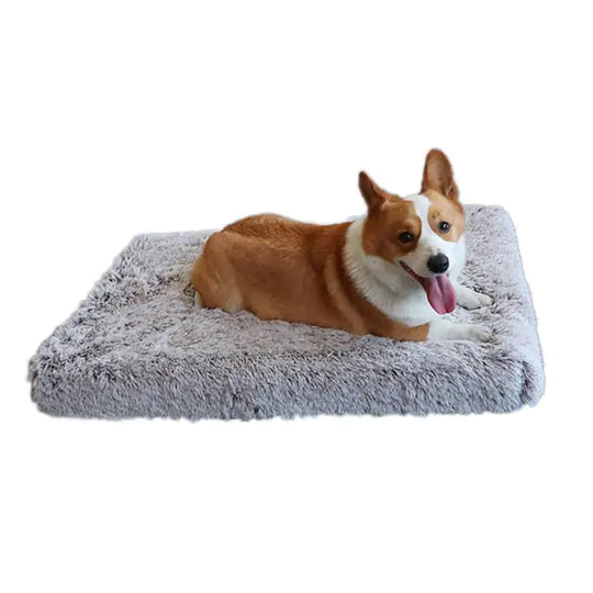 Plush Washable Dog Bed  Happy Pet3   