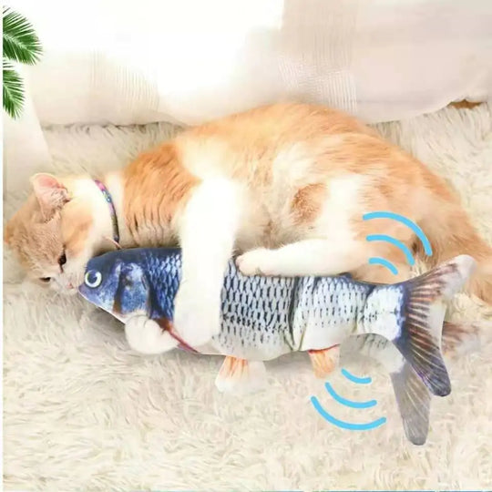 Cats USB Charger Interactive Toy Fish  Happy Pet3   