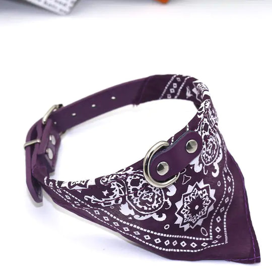 Small Pet Collar PU Adjustable Leather Scar  Happy Pet3   