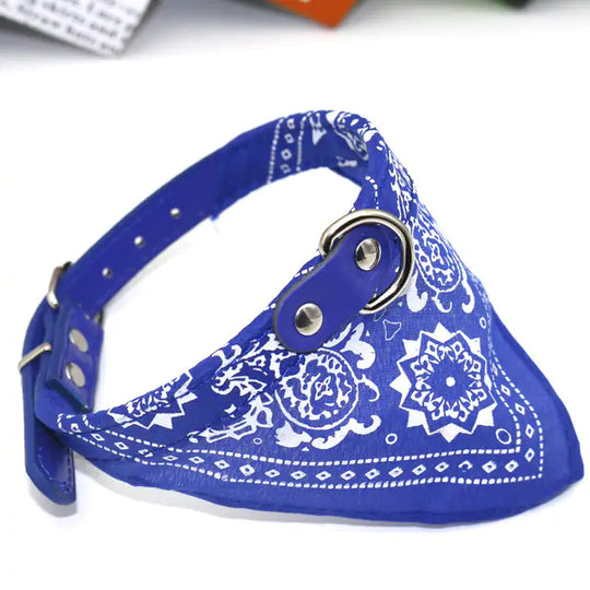 Small Pet Collar PU Adjustable Leather Scar  Happy Pet3   