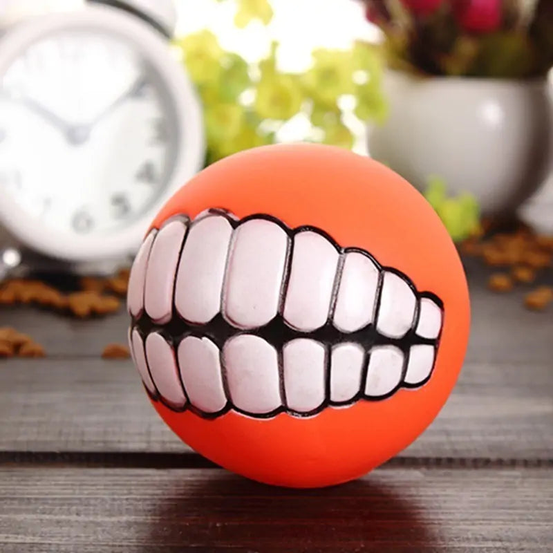 Pet Ball Teeth Silicon Chew Toys for Large Breeds  Happy Pet3   