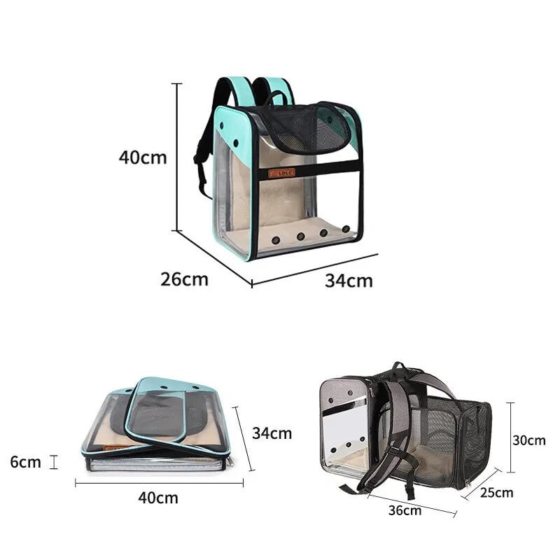 Pet Expandable Backpack  Happy Pet3   