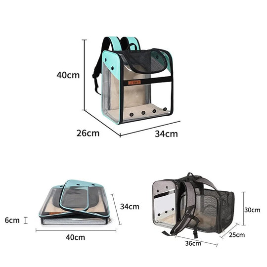 Pet Expandable Backpack  Happy Pet3   