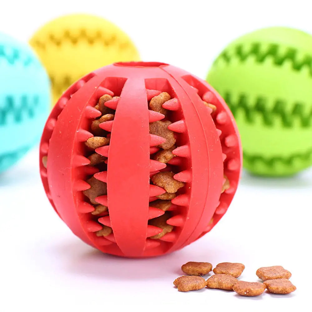 Rubber Balls Chewing Pet Toys  Happy Pet3   