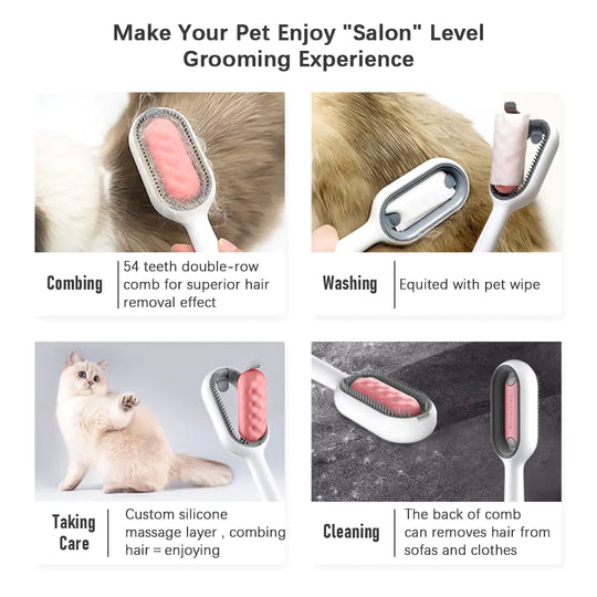 Pet Hair Cleaning Grooming Brush  Happy Pet3   