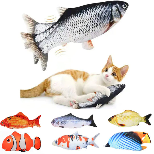 Cats USB Charger Interactive Toy Fish  Happy Pet3   