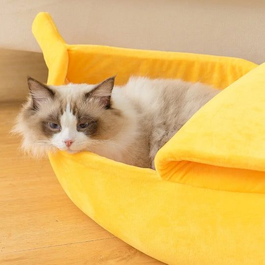 Banana Cat Bed  Happy Pet3   